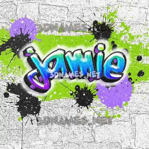 jamie in Graffiti Grunge style - 3D name wallpaper jamie in Graffiti Grunge style - 3D name wallpaper