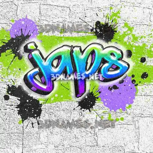japs in Graffiti Grunge style - 3D name wallpaper japs in Graffiti Grunge style - 3D name wallpaper