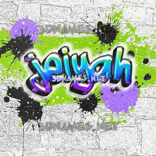 jeiyah in Graffiti Grunge style - 3D name wallpaper jeiyah in Graffiti Grunge style - 3D name wallpaper