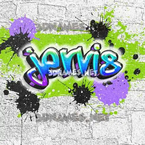 jervis in Graffiti Grunge style - 3D name wallpaper jervis in Graffiti Grunge style - 3D name wallpaper