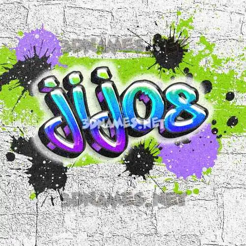 jijos in Graffiti Grunge style - 3D name wallpaper jijos in Graffiti Grunge style - 3D name wallpaper