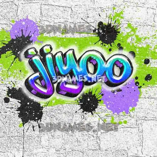 jiyoo in Graffiti Grunge style - 3D name wallpaper jiyoo in Graffiti Grunge style - 3D name wallpaper