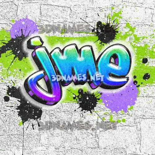 jme in Graffiti Grunge style - 3D name wallpaper jme in Graffiti Grunge style - 3D name wallpaper