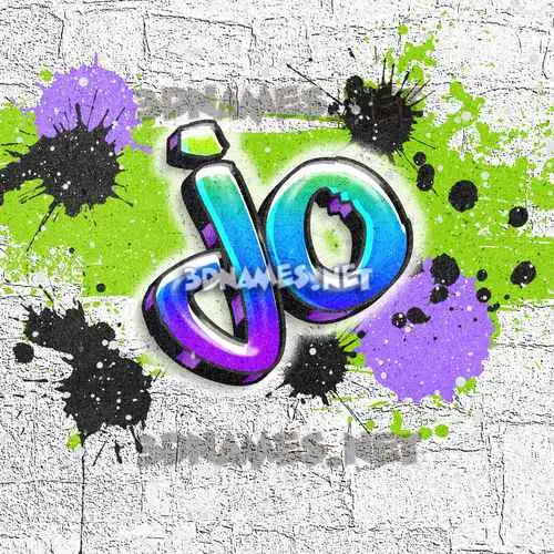 jo in Graffiti Grunge style - 3D name wallpaper jo in Graffiti Grunge style - 3D name wallpaper