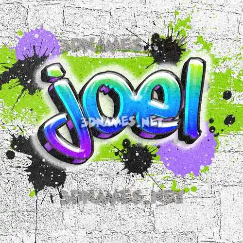 joel in Graffiti Grunge style - 3D name wallpaper joel in Graffiti Grunge style - 3D name wallpaper