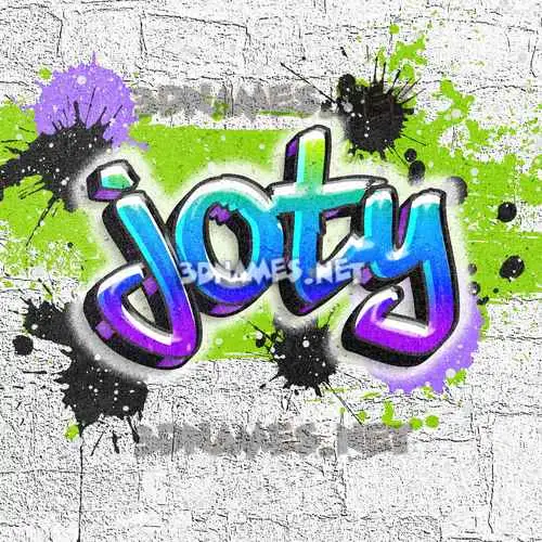 joty in Graffiti Grunge style - 3D name wallpaper joty in Graffiti Grunge style - 3D name wallpaper