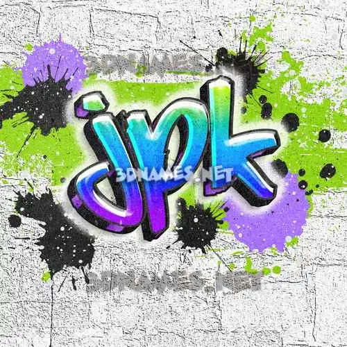 jpk in Graffiti Grunge style - 3D name wallpaper jpk in Graffiti Grunge style - 3D name wallpaper