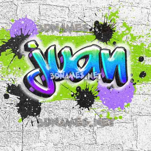 35 3D Names for "juan"