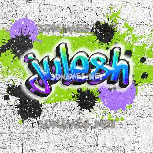julesh in Graffiti Grunge style - 3D name wallpaper julesh in Graffiti Grunge style - 3D name wallpaper