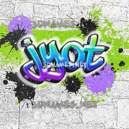 jyot in Graffiti Grunge style - 3D name wallpaper