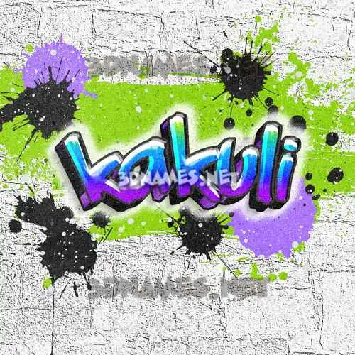 kakuli in Graffiti Grunge style - 3D name wallpaper kakuli in Graffiti Grunge style - 3D name wallpaper