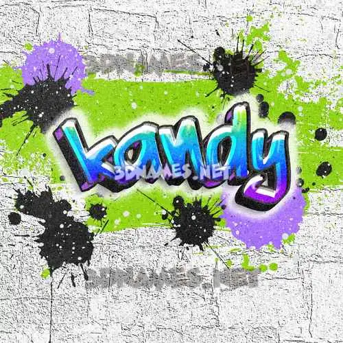 kandy in Graffiti Grunge style - 3D name wallpaper kandy in Graffiti Grunge style - 3D name wallpaper