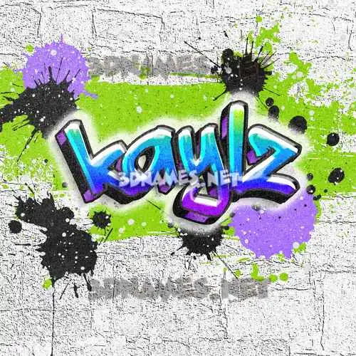 kaylz in Graffiti Grunge style - 3D name wallpaper kaylz in Graffiti Grunge style - 3D name wallpaper