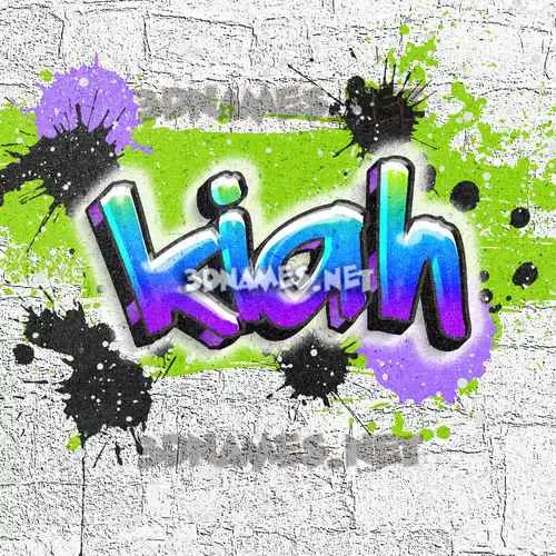 kiah in Graffiti Grunge style - 3D name wallpaper kiah in Graffiti Grunge style - 3D name wallpaper