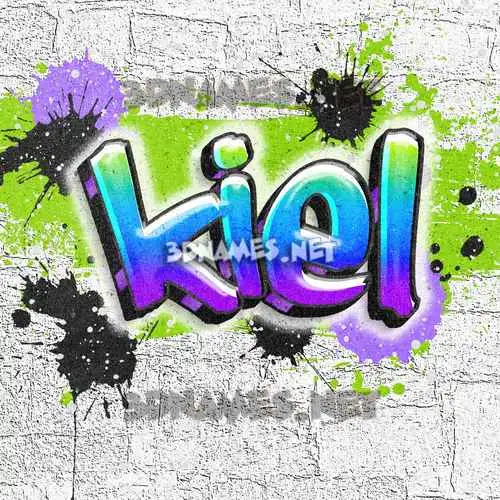 kiel in Graffiti Grunge style - 3D name wallpaper kiel in Graffiti Grunge style - 3D name wallpaper