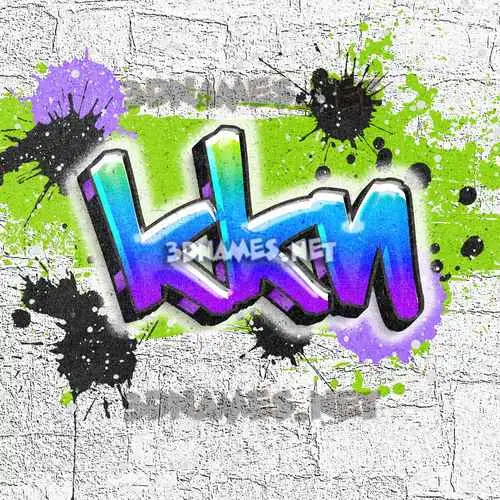 kkn in Graffiti Grunge style - 3D name wallpaper kkn in Graffiti Grunge style - 3D name wallpaper