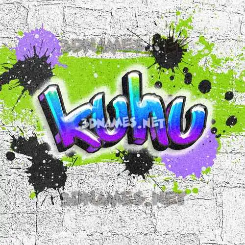 kuhu in Graffiti Grunge style - 3D name wallpaper kuhu in Graffiti Grunge style - 3D name wallpaper