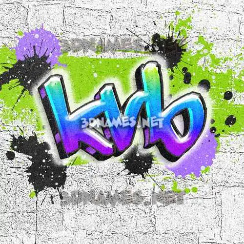 kvb in Graffiti Grunge style - 3D name wallpaper kvb in Graffiti Grunge style - 3D name wallpaper
