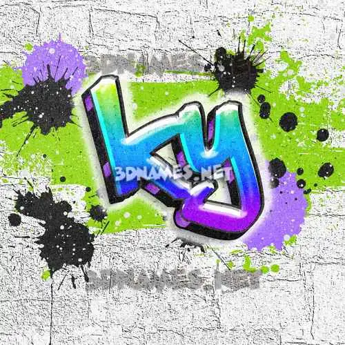 ky in Graffiti Grunge style - 3D name wallpaper ky in Graffiti Grunge style - 3D name wallpaper