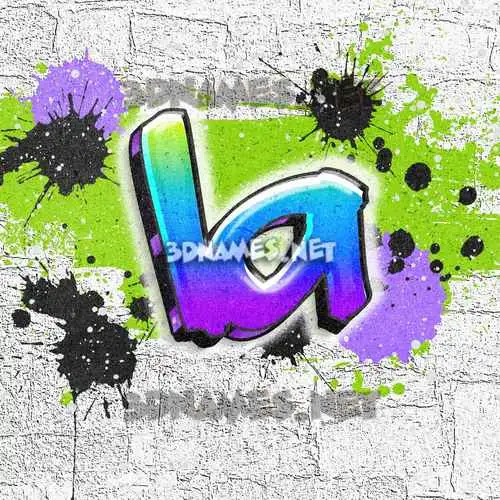 la in Graffiti Grunge style - 3D name wallpaper la in Graffiti Grunge style - 3D name wallpaper