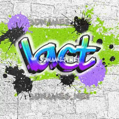 lact in Graffiti Grunge style - 3D name wallpaper lact in Graffiti Grunge style - 3D name wallpaper