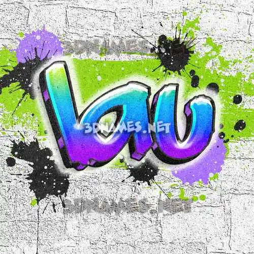 lau in Graffiti Grunge style - 3D name wallpaper lau in Graffiti Grunge style - 3D name wallpaper