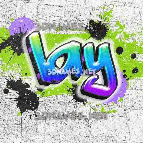 lay in Graffiti Grunge style - 3D name wallpaper lay in Graffiti Grunge style - 3D name wallpaper