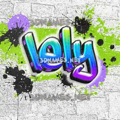 lely in Graffiti Grunge style - 3D name wallpaper lely in Graffiti Grunge style - 3D name wallpaper