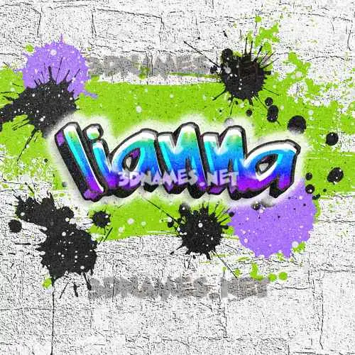 lianna in Graffiti Grunge style - 3D name wallpaper lianna in Graffiti Grunge style - 3D name wallpaper
