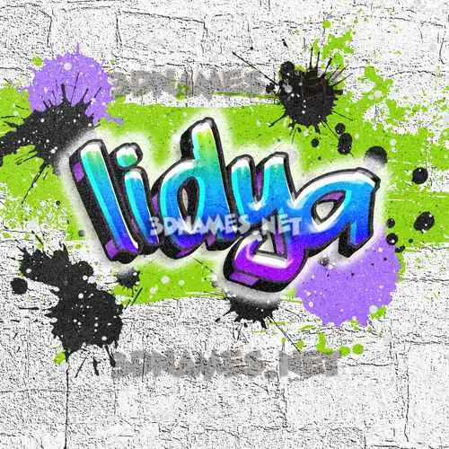 lidya in Graffiti Grunge style - 3D name wallpaper lidya in Graffiti Grunge style - 3D name wallpaper
