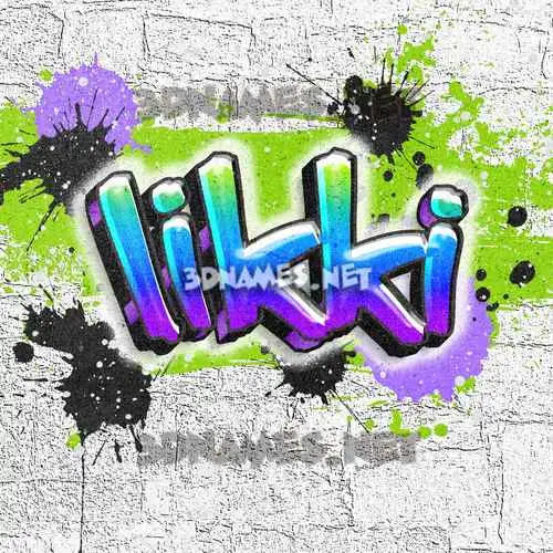 likki in Graffiti Grunge style - 3D name wallpaper likki in Graffiti Grunge style - 3D name wallpaper