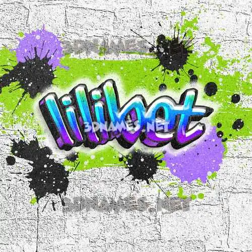lilibet in Graffiti Grunge style - 3D name wallpaper lilibet in Graffiti Grunge style - 3D name wallpaper