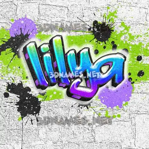 lilya in Graffiti Grunge style - 3D name wallpaper lilya in Graffiti Grunge style - 3D name wallpaper