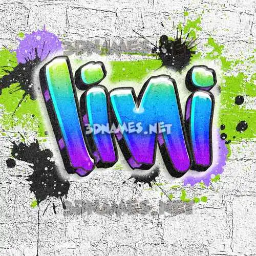 lini in Graffiti Grunge style - 3D name wallpaper lini in Graffiti Grunge style - 3D name wallpaper