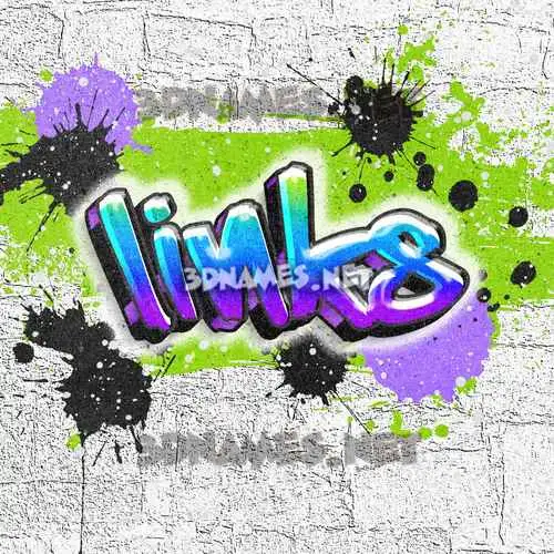 links in Graffiti Grunge style - 3D name wallpaper