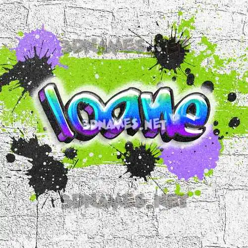 loane in Graffiti Grunge style - 3D name wallpaper loane in Graffiti Grunge style - 3D name wallpaper