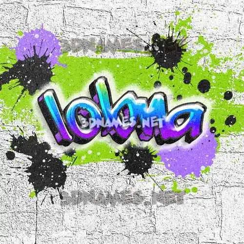 lobna in Graffiti Grunge style - 3D name wallpaper lobna in Graffiti Grunge style - 3D name wallpaper