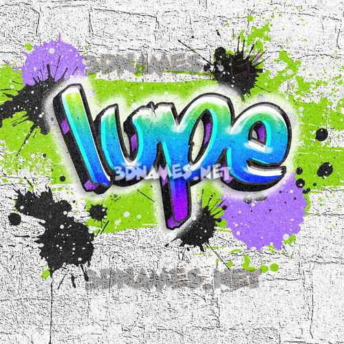 20 3D Names for "lupe"