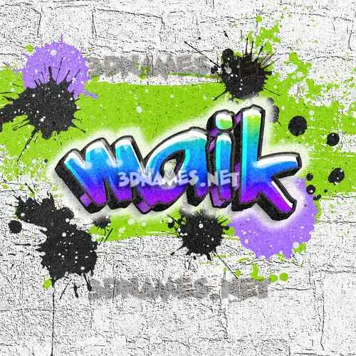 maik in Graffiti Grunge style - 3D name wallpaper maik in Graffiti Grunge style - 3D name wallpaper