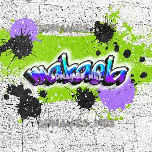 makaela in Graffiti Grunge style - 3D name wallpaper makaela in Graffiti Grunge style - 3D name wallpaper
