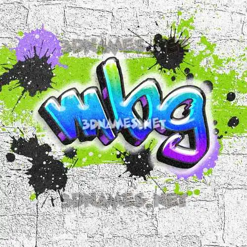 mbg in Graffiti Grunge style - 3D name wallpaper mbg in Graffiti Grunge style - 3D name wallpaper