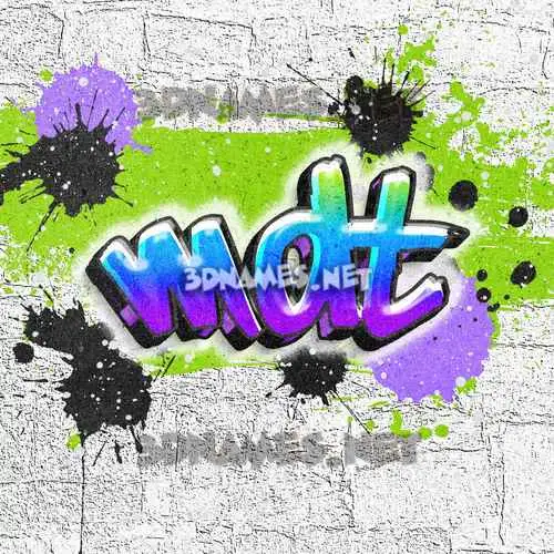 mdt in Graffiti Grunge style - 3D name wallpaper