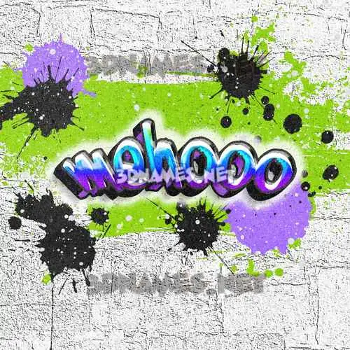 mehooo in Graffiti Grunge style - 3D name wallpaper mehooo in Graffiti Grunge style - 3D name wallpaper