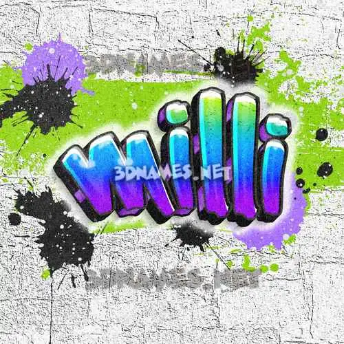 milli in Graffiti Grunge style - 3D name wallpaper milli in Graffiti Grunge style - 3D name wallpaper