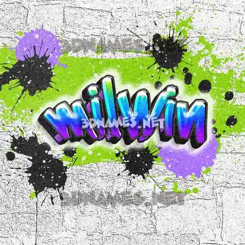 milwin in Graffiti Grunge style - 3D name wallpaper milwin in Graffiti Grunge style - 3D name wallpaper
