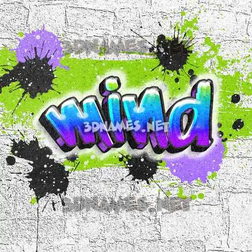 mind in Graffiti Grunge style - 3D name wallpaper mind in Graffiti Grunge style - 3D name wallpaper