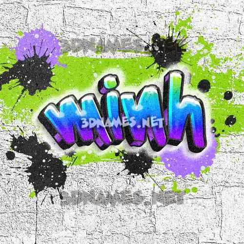minh in Graffiti Grunge style - 3D name wallpaper minh in Graffiti Grunge style - 3D name wallpaper