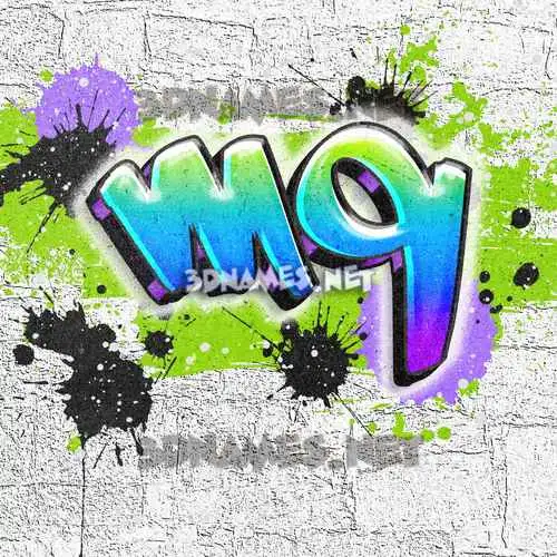 mq in Graffiti Grunge style - 3D name wallpaper mq in Graffiti Grunge style - 3D name wallpaper