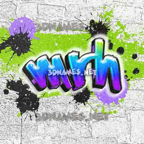 mrh in Graffiti Grunge style - 3D name wallpaper mrh in Graffiti Grunge style - 3D name wallpaper