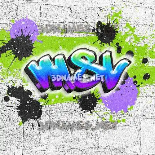 msv in Graffiti Grunge style - 3D name wallpaper msv in Graffiti Grunge style - 3D name wallpaper